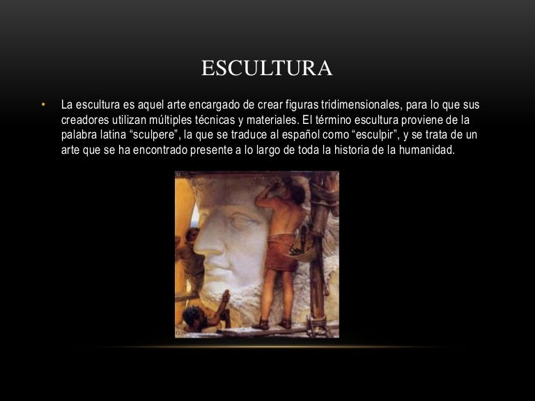 Definicion de esculpir en ingles